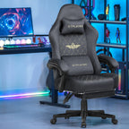 GTPLAYER Gaming-Stoffstuhl, ergonomischer Bürostuhl, PC-Stuhl, verstellbarer und drehbarer Schreibtischstuhl