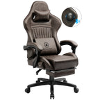 GTPLAYER Gaming Stuhl Ergonomischer Gaming-Sessel Bürostuhl PC Fußstütze Lautsprecher Musik Bürostuhl bis 150 kg