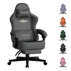 GTPLAYER Gaming-Stuhl Atmungsaktiver Bürostuhl Bürostuhl Ergonomisch Hochwertiger Stoff Ergonomischer PC-Stuhl