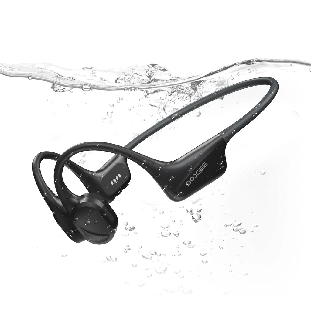 DOOGEE BoneBeat Swim Knochenschall-Kopfhörer IP68 Wasserdicht Schwimmen Open Earphones Bluetooth 5.4 Kabelloser Kopfhörer 7H Akkulaufzeit