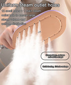 Handheld-Dampfbügeleisen, vertikal, Mini-Reise-Dampfbügler, schnell aufheizend, Reise-Dampfbügeleisen für Stoffe, Nassreinigungsbürste