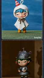 POP MART Hirono Shelter Series Blind Box Toys Kawaii Anime Action Figure Cartoon Model Überraschungsbox Mystery Box Heimdeko