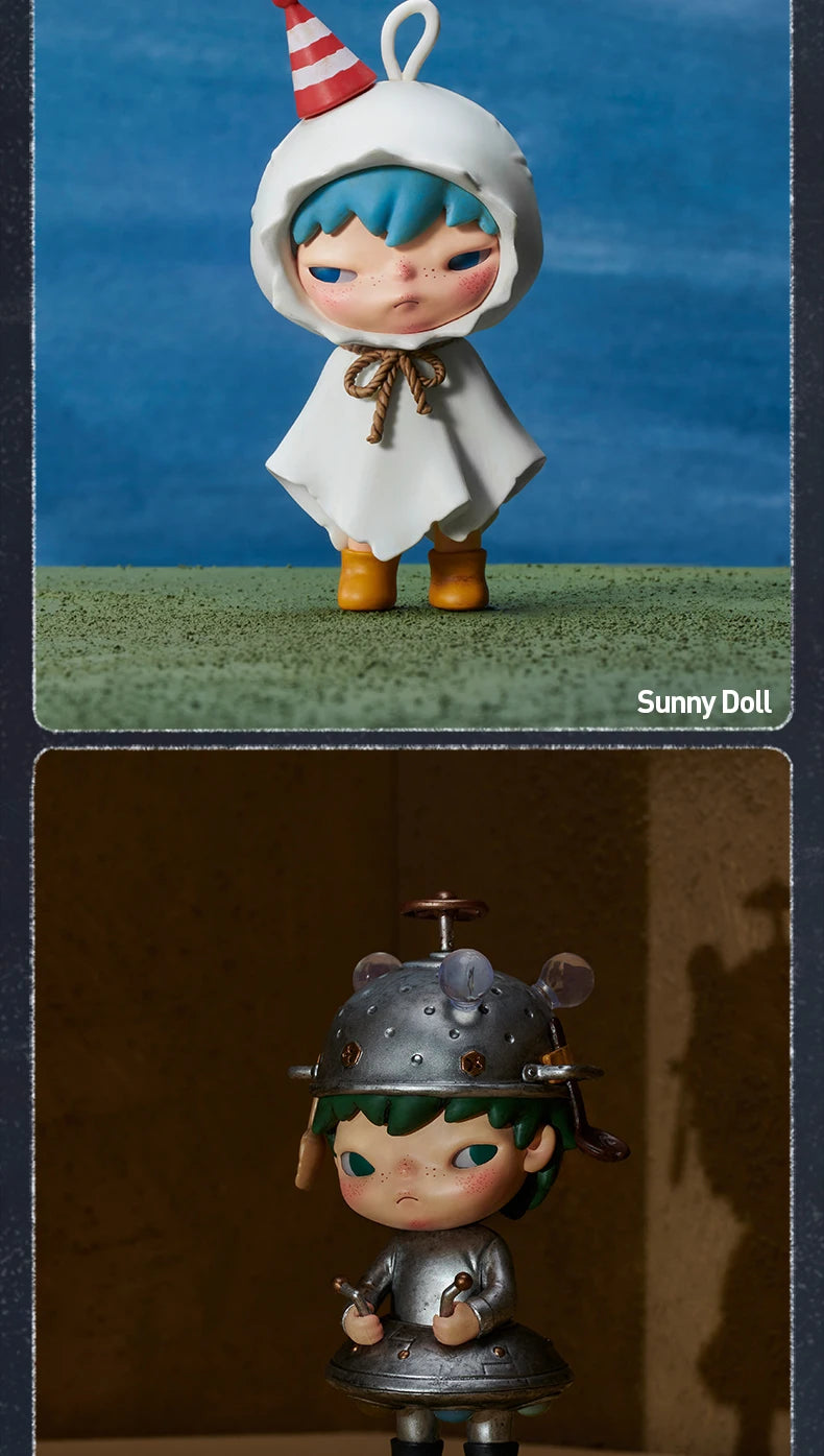 POP MART Hirono Shelter Series Blind Box Toys Kawaii Anime Action Figure Cartoon Model Überraschungsbox Mystery Box Heimdeko