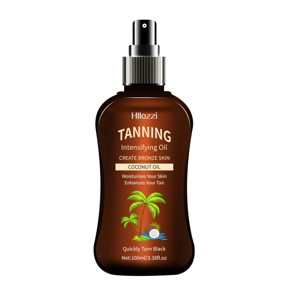 100 ml/3,38 fl.oz Kokosnuss-Bräunungsöl SelbstbräunerIntensivierungsöl SelbstbräunerIntensivierungsöl Neue Sommerprodukte