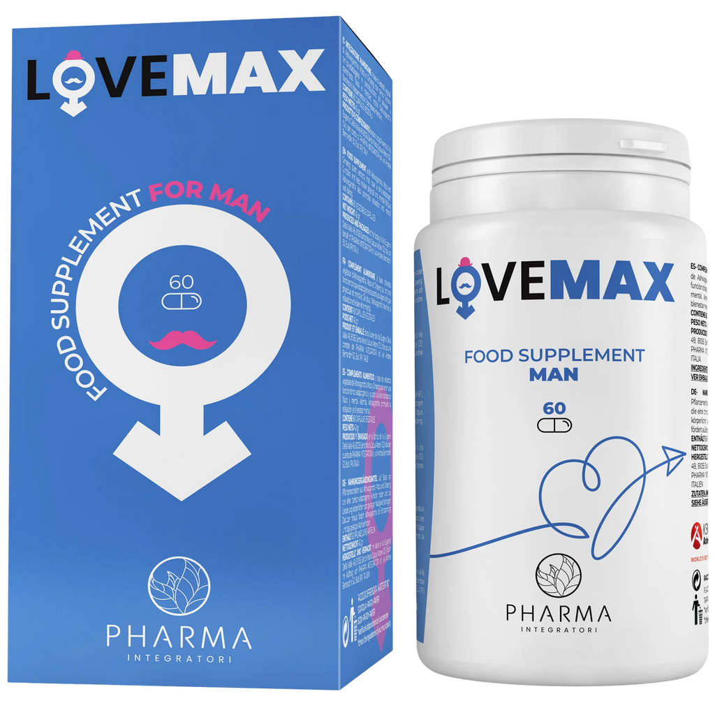 Nahrungsergänzungsmittel für Männer mit Maca, Ashwagandha, Zink und Ginseng