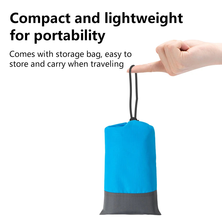 200 * 210 cm Sanddichte Stranddecke Wasserdichte Strandmatte Tragbare leichte Picknickdecke Campingmatte für Reisen Wandern Sport