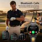 Blackview W90 Pro Smartwatch 1,43" AMOLED Display, Bluetooth Anruffunktion, Herzfrequenzüberwachung, 900 mAh/ 20 Tage Standby, Herren Smartwatch