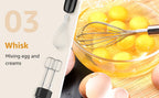 1500W 9-in-1 Stabmixer-Set, 21 Geschwindigkeiten & Turbo, inklusive Schneebesen, Zerkleinerer, Milchaufschäumer & Pürierstab zum Mixen und Pürieren