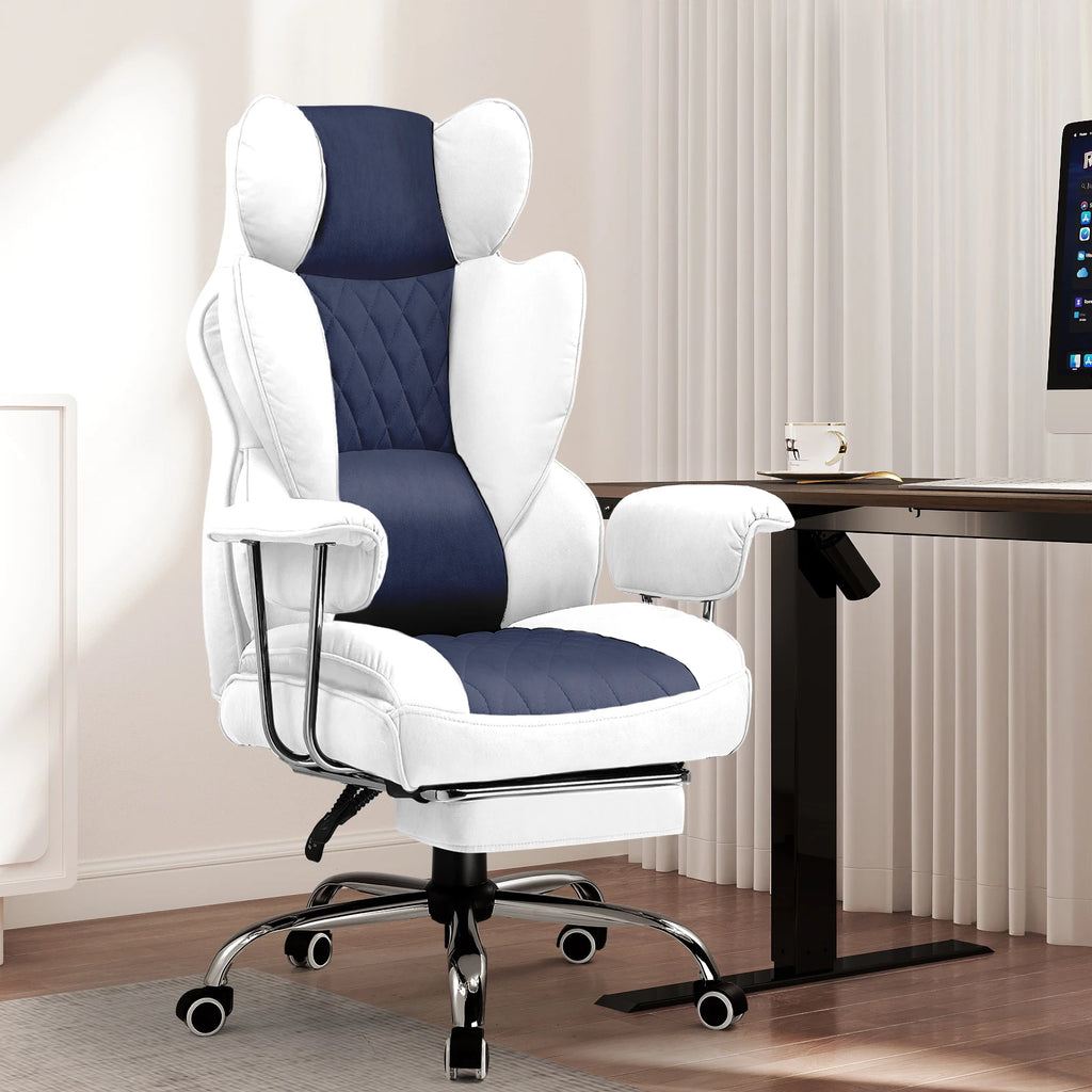 GTPLAYER Gaming Stuhl Bürostuhl mit Taschenfederkern-Lordosenstütze, ergonomischer und bequemer breiter Bürostuhl