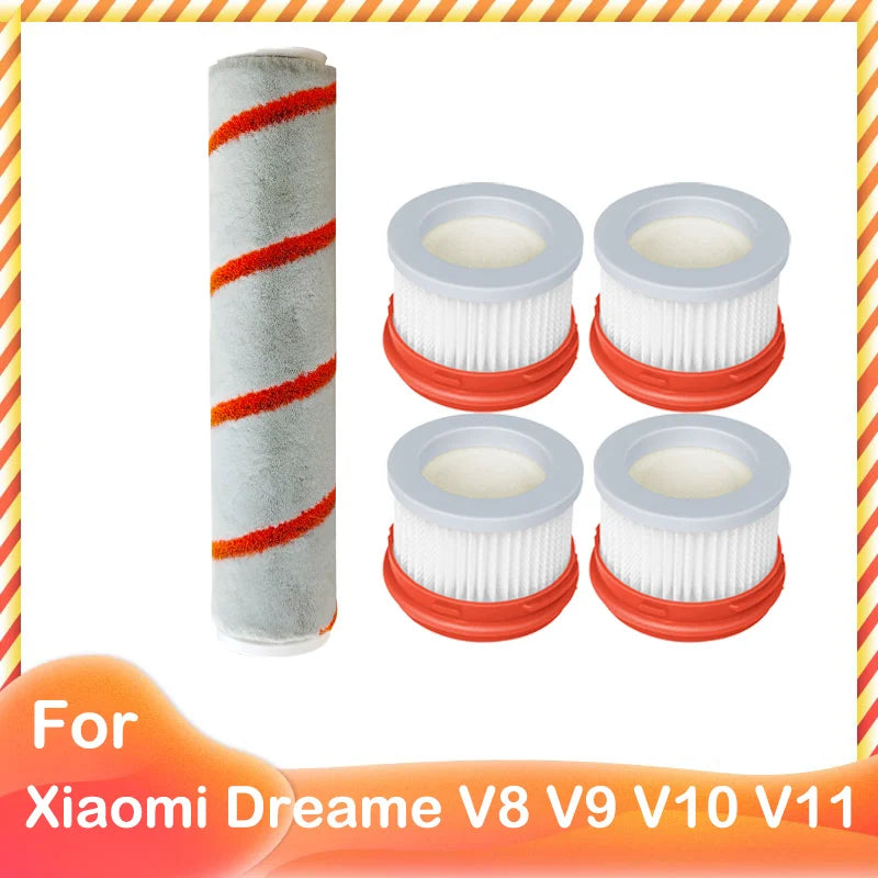 Kompatibel für Xiaomi Dreame V9 V10 V11 V8 V9B V9P XR Zubehör Hauptbürste HEPA Filter Kabelloser Handstaubsauger Teile
