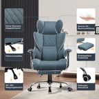 GTPLAYER Gaming Stuhl Bürostuhl mit Taschenfederkern-Lordosenstütze, ergonomischer und bequemer breiter Bürostuhl