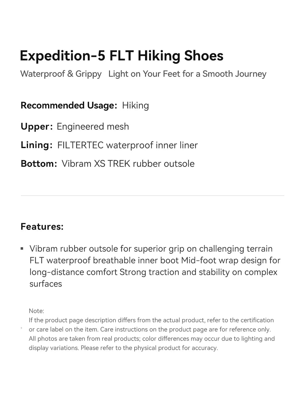 KAILAS 2026 New Expedition-5 FLT Women's waterproof hiking shoes lightweight breathable non-slip outdoor hiking shoes KS2612228