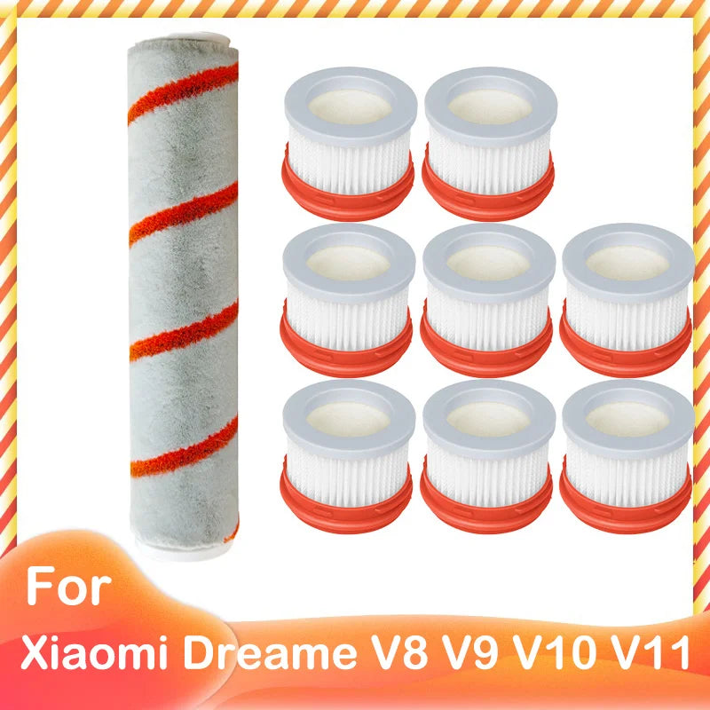 Kompatibel für Xiaomi Dreame V9 V10 V11 V8 V9B V9P XR Zubehör Hauptbürste HEPA Filter Kabelloser Handstaubsauger Teile