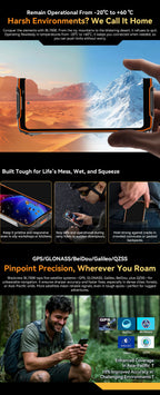 Blackview BL7000 KI 5G Outdoor-Smartphone Android 15, MTK 6300, 6,78" FHD+ 120Hz, 7500mAh/33W, Robustes Smartphone Dual SIM NFC/IP69K