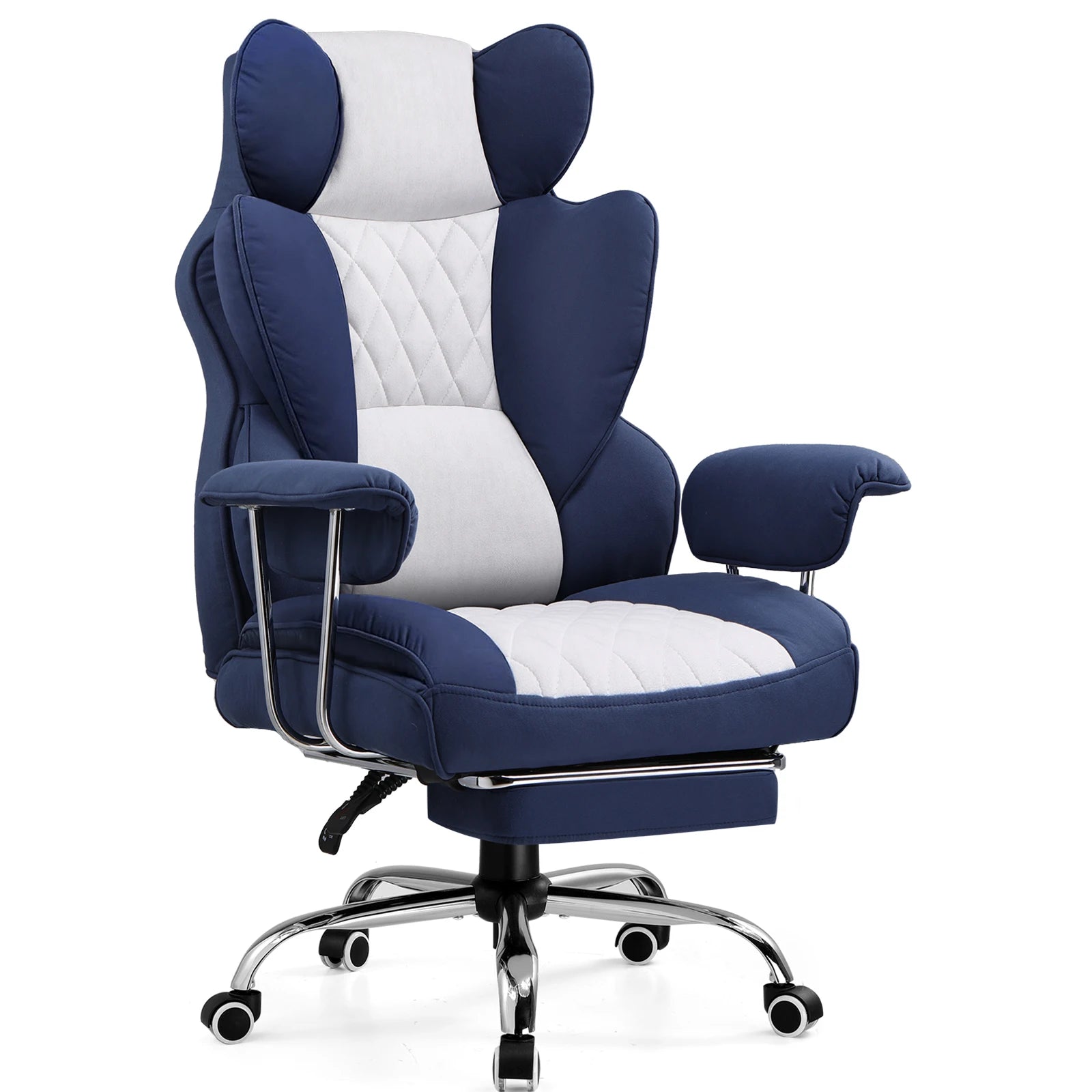GTPLAYER Gaming Stuhl Bürostuhl mit Taschenfederkern-Lordosenstütze, ergonomischer und bequemer breiter Bürostuhl