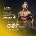 Kreatin Monohydrat 120 Tabletten mit 3000 mg Kreatin pur pro Dosis. Kreatin Monohydrat für Muskelmasse und Energieschub. Kreatin vor und nach dem Training. Kreatin Made in Italy, 100% vegan | LAGA Pharma. LAGA Healthy. LA.GA |