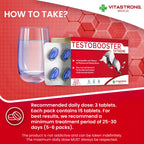Testobooster Extreme-man Nahrungsergänzungsmittel, Ultra Starke Wirkung, Steigert Leistung, Kraft und Stärke, 100% Natürlich und Sicher, Taschenpackung