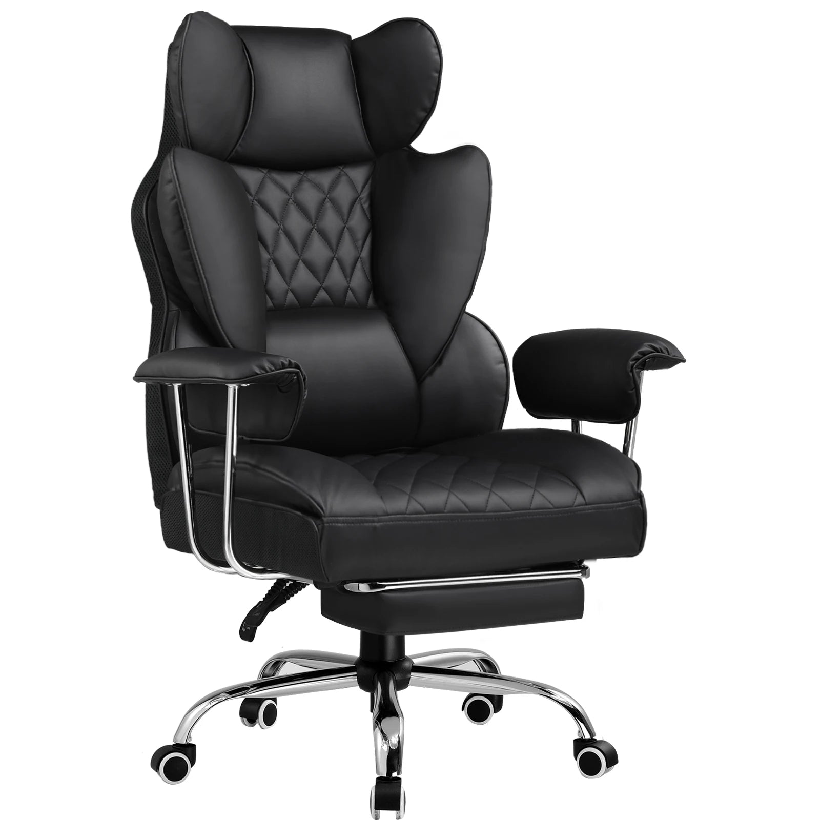 GTPLAYER Gaming Stuhl Bürostuhl mit Taschenfederkern-Lordosenstütze, ergonomischer und bequemer breiter Bürostuhl