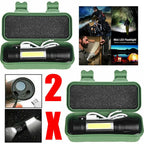 99000000LM Ultrahelle taktische Taschenlampe Hochleistungs-LED-Taschenlampe Wiederaufladbar Wasserdicht Tragbare Handlampe für Outdoor-Camping Polizei Notfallgebrauch