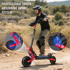 SUNNIGOO X7/X7PRO Elektroroller 3600W Doppelmotor Leistungsstark Max. Geschwindigkeit 60-65km/h 11 Zoll Offroad-Reifen Faltbarer Leistungsstarker E-Scooter 60KM Reichweite Wasserdicht IP54 NFC-Sperre Duale Bremsen All-Terrain-Scooter