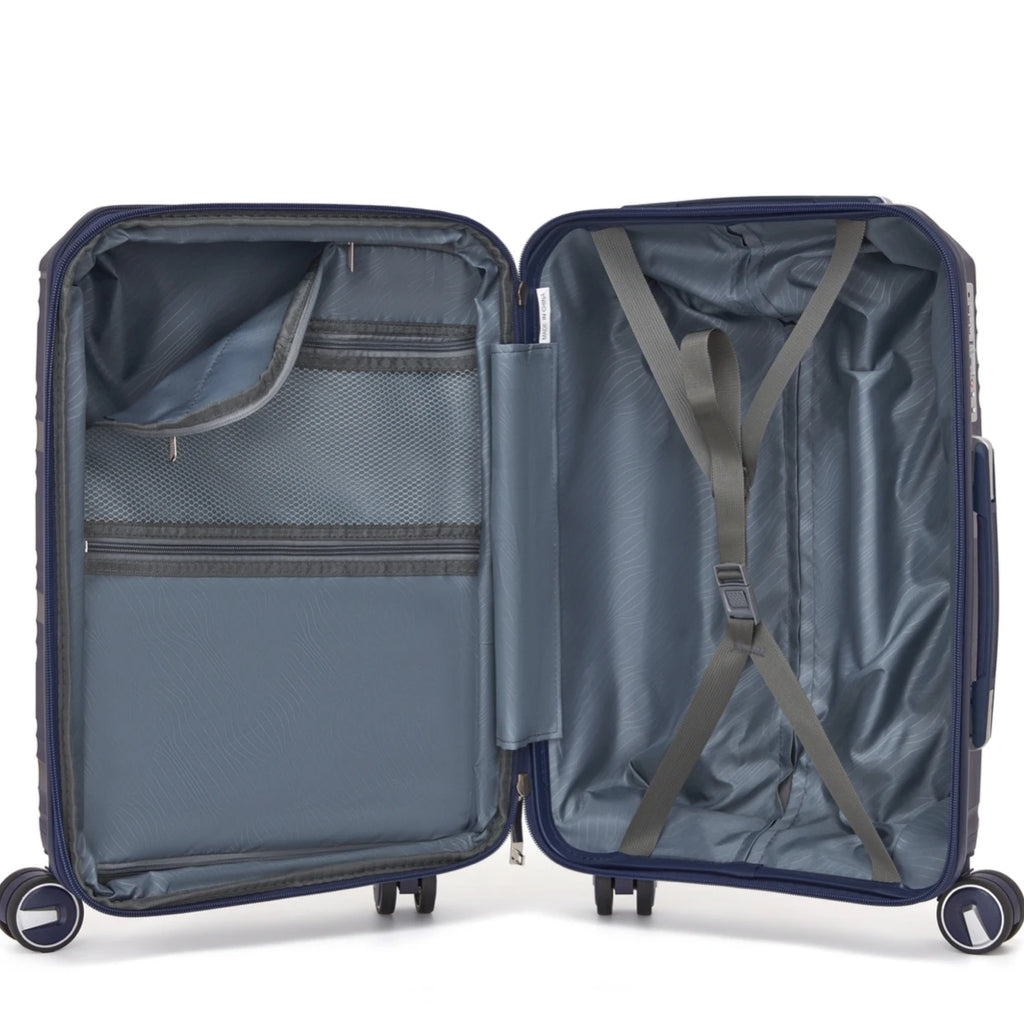 SUPER SOLU Berlin series: XL 28 inch/74 cm hard case expandable, PP easily weight suitcase with water-repellent zipper, TSA & 360 ° double roll premium check luggage 106L-shipping from DE