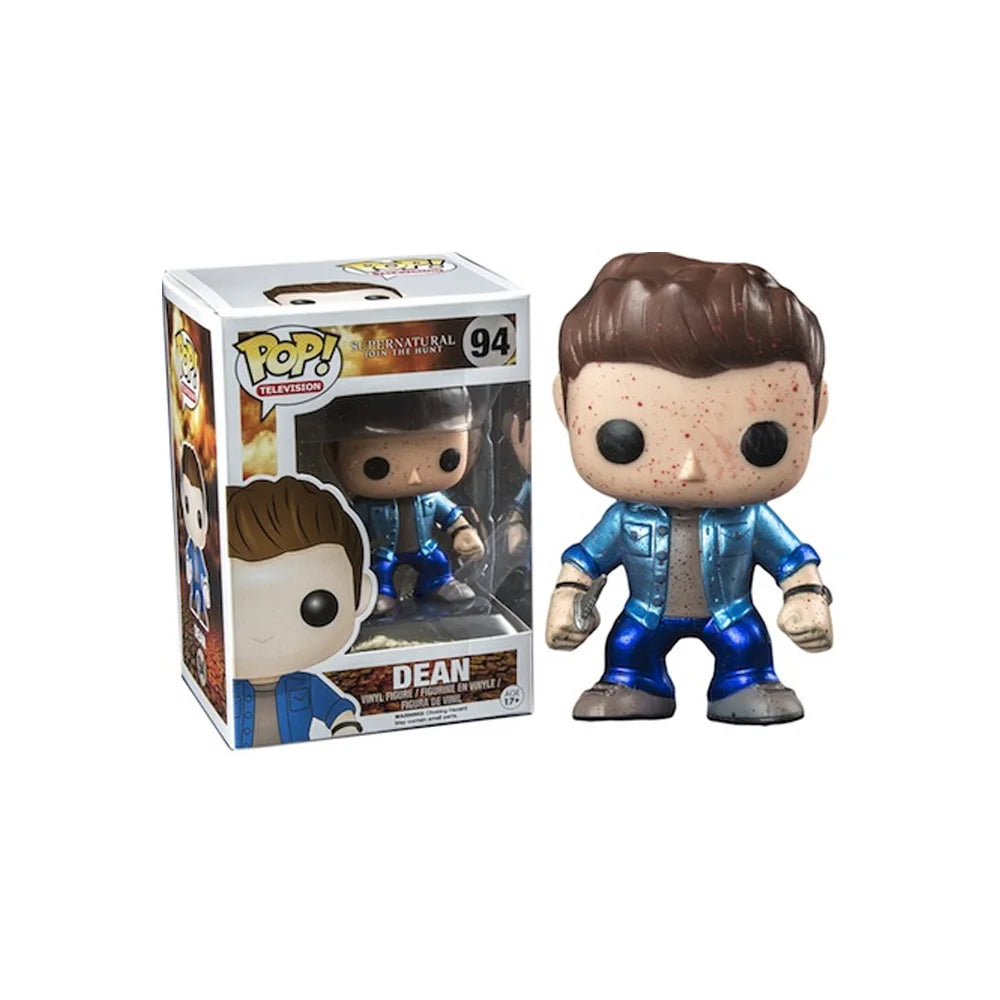 Funko Pop Supernatural Sam #93 Dean #94 Castiel #95 Charlie Crowley Bobby Singer Actionfigur Spielzeug POP-SPN Vinyl-Puppe Kindergeschenk