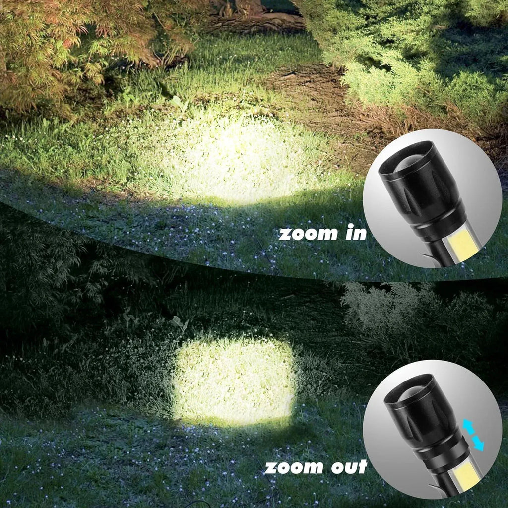 99000000LM Ultrahelle taktische Taschenlampe Hochleistungs-LED-Taschenlampe Wiederaufladbar Wasserdicht Tragbare Handlampe für Outdoor-Camping Polizei Notfallgebrauch