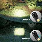 99000000LM Ultrahelle taktische Taschenlampe Hochleistungs-LED-Taschenlampe Wiederaufladbar Wasserdicht Tragbare Handlampe für Outdoor-Camping Polizei Notfallgebrauch