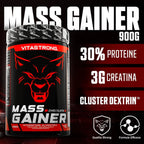 Mass Gainer Vitastrag, 30 % hochkalorisches Proteinpulver, Maltodextrin, Cluster Dextrin, 3G Kreatin-Monohydrat-Pulver, Gainer Muskelmasse Männer & Frauen Hohe Qualität, Weight Gainer