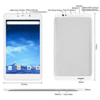 2026 New 8"  Android 6.0 3G/4G Phone Tablet 1920 x 1200 Pixels MT8783 Octa-Core 2GB RAM 16GB ROM GSM 2*SIM Cards