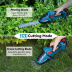 Akku-Heckenschere 2-in-1 Haushalt Rasenmäher Gartenschere Gartengeräte Für Makita Akku Schere Astsäge