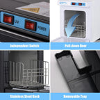 UV Hot Towel Warmer Cabinet 20L 150W Hot Bath Towel Warmer with Aluminum Chamber Fast Heating for Facial Spa Hair Beauty Salon