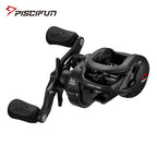 Piscifun Carbon XCS Baitcaster Rolle 8kg Bremskraft 156g Baitcasting Angelrolle 8,1:1 Übersetzung Duales Bremssystem Rahmenwurfrolle