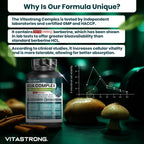 Vitastrong GDA Veganes Nahrungsergänzungsmittel – Unterstützt den normalen Blutzuckerspiegel, steigert Energie und Stoffwechsel mit Berberin, Myo-Inositol und Chrom – 60 Tabletten, GMO-frei