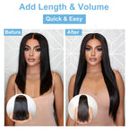 8 Stück Clip In Echthaar Extensions 100% Echthaar Clip In Natürliche Haarverlängerungen Glatte Haarteile 14-26 Zoll Remy Haar