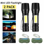 99000000LM Ultrahelle taktische Taschenlampe Hochleistungs-LED-Taschenlampe Wiederaufladbar Wasserdicht Tragbare Handlampe für Outdoor-Camping Polizei Notfallgebrauch