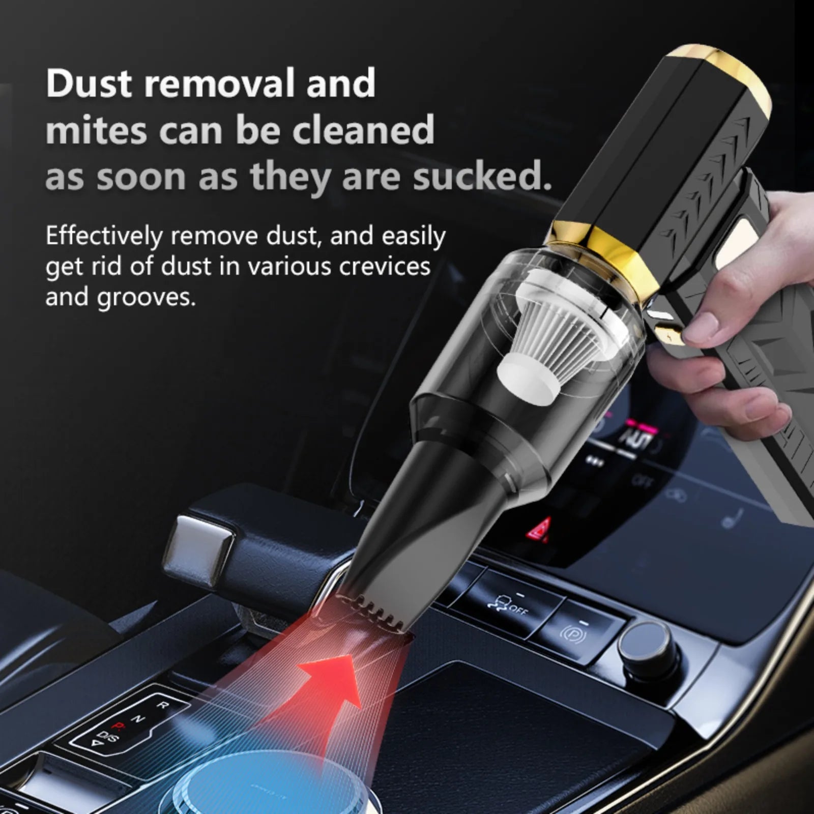 250000RPM Violent Turbo Jet Fan 53m/s High Speed Brushless Electric Air Blower Portable Dust Remover Type-C Rechargeable Mini Dust Cleaner for Computer Car Gap Cleaning Secondary image