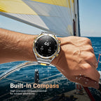 Blackview W90 Pro Smartwatch 1,43" AMOLED Display, Bluetooth Anruffunktion, Herzfrequenzüberwachung, 900 mAh/ 20 Tage Standby, Herren Smartwatch