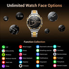 Blackview W90 Pro Smartwatch 1,43" AMOLED Display, Bluetooth Anruffunktion, Herzfrequenzüberwachung, 900 mAh/ 20 Tage Standby, Herren Smartwatch