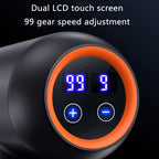 99 Gänge Massagepistole Smart Hit Faszienpistole Elektrisches Nackenmassagegerät für Körpermassage Entspannung Fitness Muskelkater Linderung