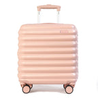 SUPER SOLU Koffer (18 Zoll Handgepäck/22 Zoll Aufgabegepäck, separat wählbar), PC+ABS leichter Trolley mit antibakteriellem Nanosilber-Griff, TSA-Schloss, Organizer-Innenfächer, tragbarer Ventilator – Versand aus Deutschland