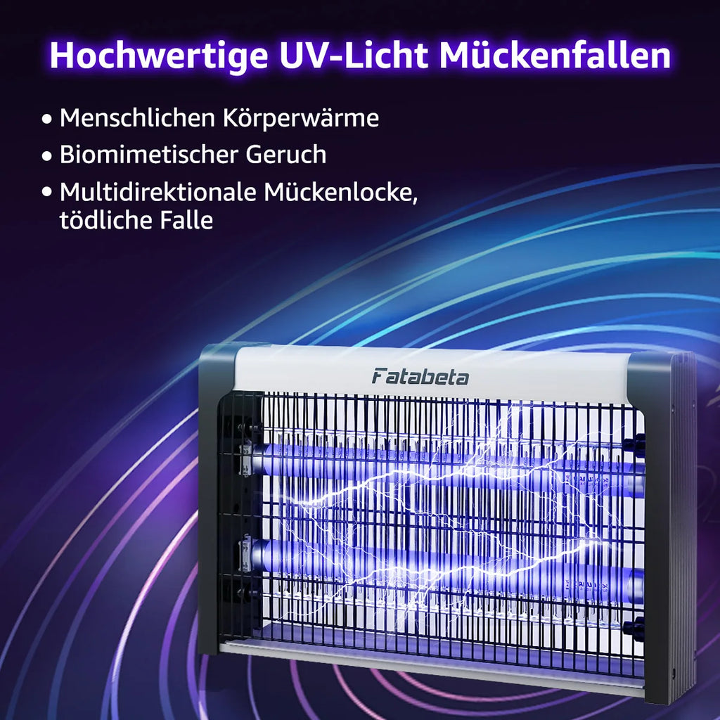 UV Mosquito Killer Lamp, Electric Insect Trap ,Quiet & Energy Saving, Wall Mount or Stand, Covers 10-150m² for Indoor O