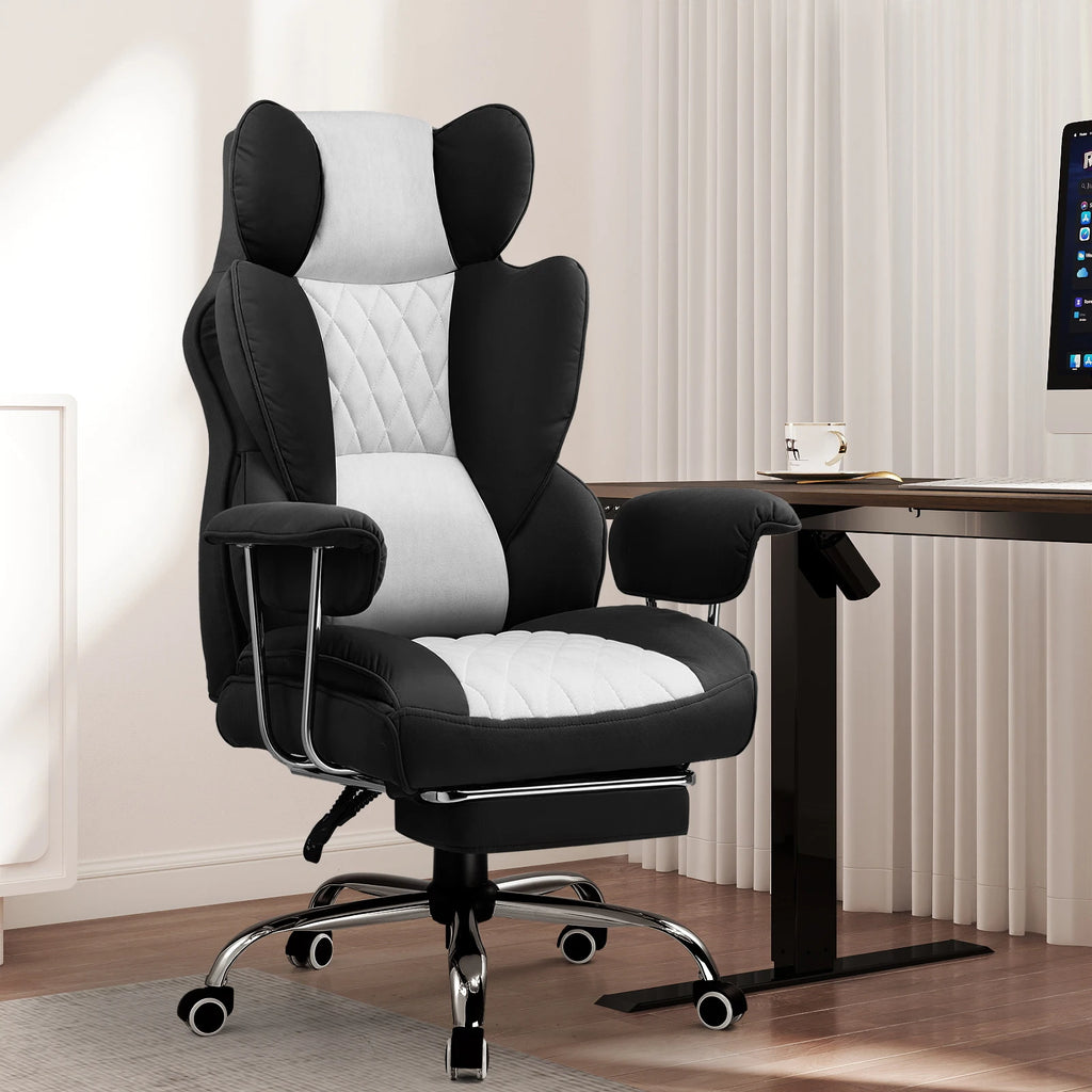 GTPLAYER Gaming Stuhl Bürostuhl mit Taschenfederkern-Lordosenstütze, ergonomischer und bequemer breiter Bürostuhl