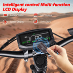 SUNNIGOO X7/X7PRO Elektroroller 3600W Doppelmotor Leistungsstark Max. Geschwindigkeit 60-65km/h 11 Zoll Offroad-Reifen Faltbarer Leistungsstarker E-Scooter 60KM Reichweite Wasserdicht IP54 NFC-Sperre Duale Bremsen All-Terrain-Scooter