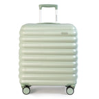 SUPER SOLU Koffer (18 Zoll Handgepäck/22 Zoll Aufgabegepäck, separat wählbar), PC+ABS leichter Trolley mit antibakteriellem Nanosilber-Griff, TSA-Schloss, Organizer-Innenfächer, tragbarer Ventilator – Versand aus Deutschland