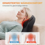 Massagegerät mit Heizfunktion, 3D Shiatsu Massagegerät zur Entspannung, Heizmassage mit Shiatsu-Knetmassage, Bestes Geschenk für Männer und Frauen