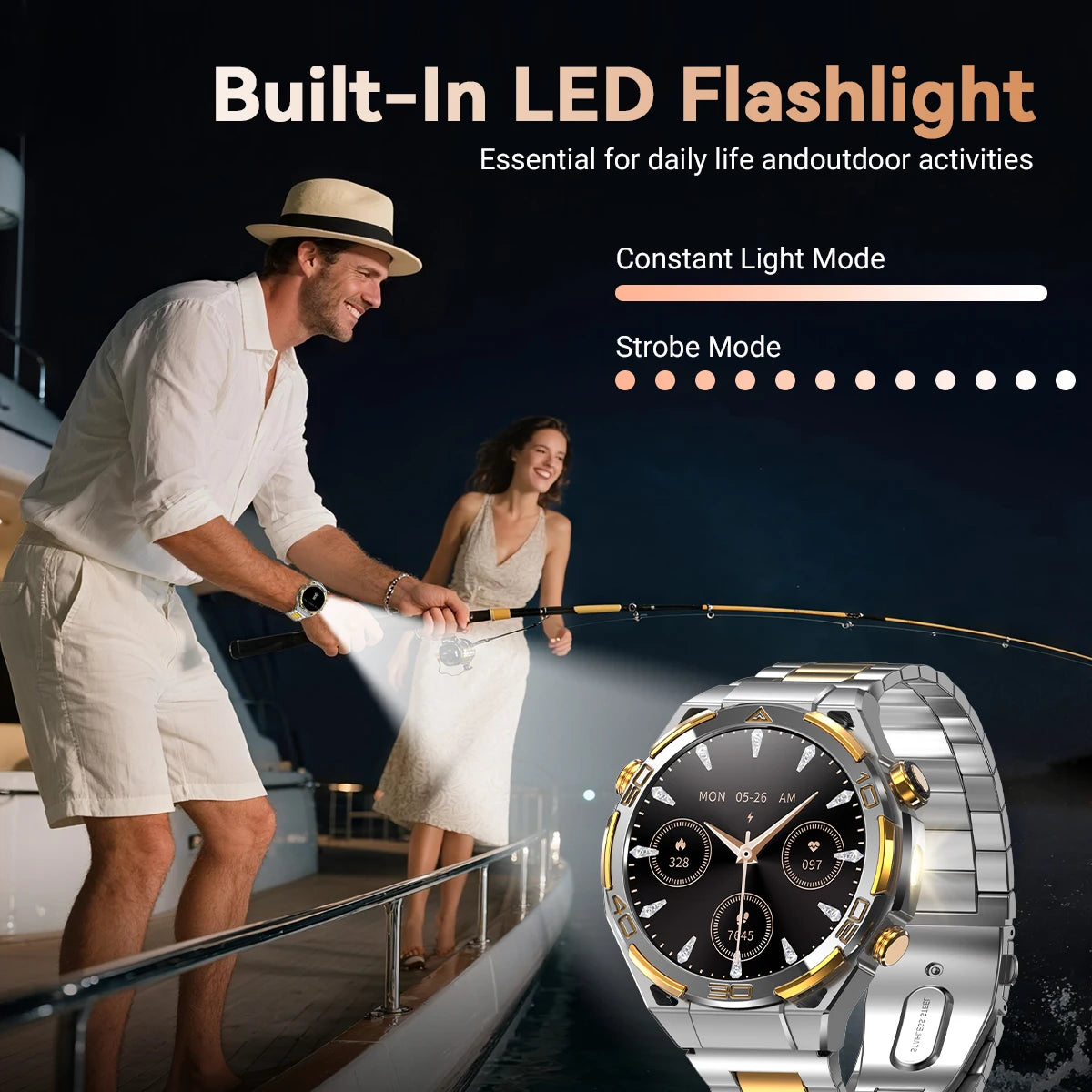 Blackview W90 Pro Smartwatch 1,43" AMOLED Display, Bluetooth Anruffunktion, Herzfrequenzüberwachung, 900 mAh/ 20 Tage Standby, Herren Smartwatch