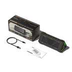 MLOVE P3 Outdoor-Bluetooth-Lautsprecher, 40W Ausgangsleistung Bluetooth 5.3 Lautsprecher, Stereo Sound IPX7 Wasserdicht, Micro SD-Karte, RGB-Licht