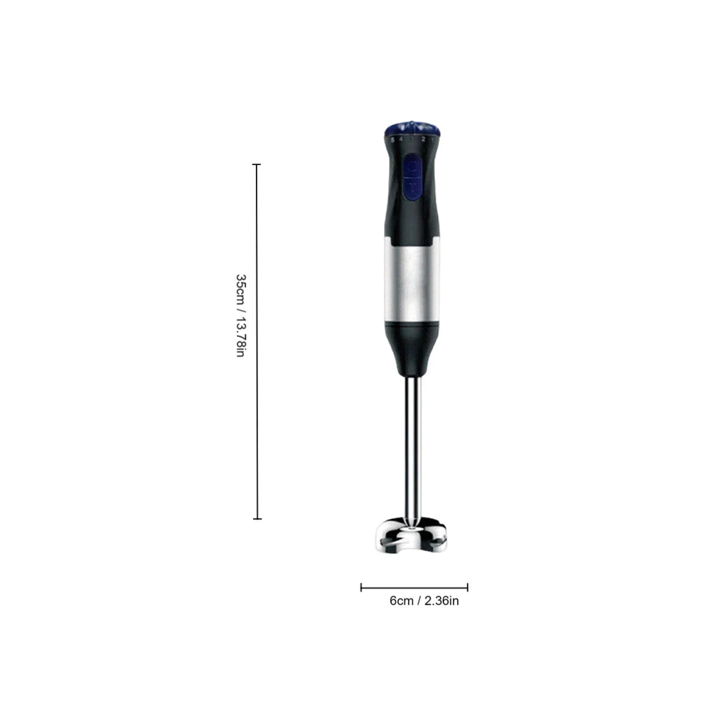 1000W 4-in-1 Stabmixer Edelstahl Pürierstab Küchenmaschine Geringe Geräuschentwicklung 36-45dB für Babynahrung Suppe Smoothie 220V