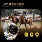 Blackview W90 Pro Smartwatch 1,43" AMOLED Display, Bluetooth Anruffunktion, Herzfrequenzüberwachung, 900 mAh/ 20 Tage Standby, Herren Smartwatch